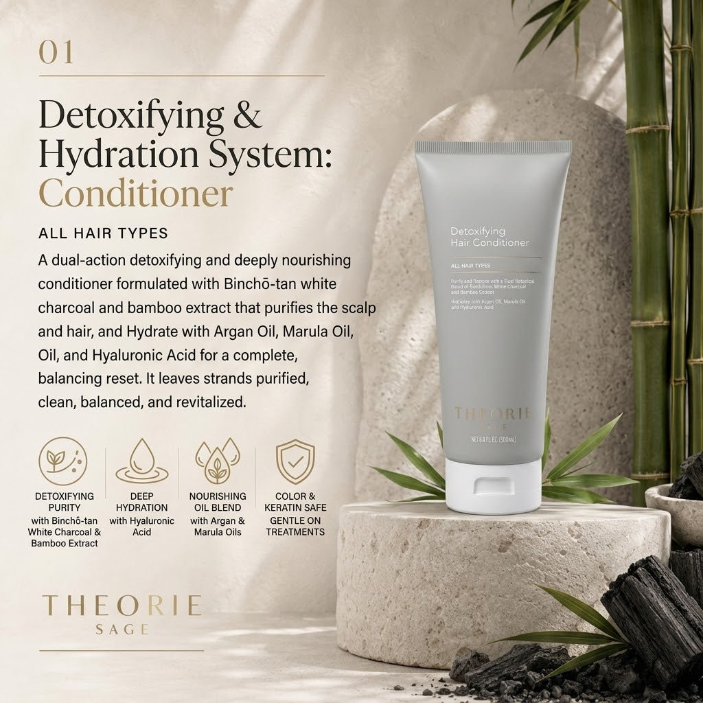 Charcoal & Bamboo Detoxifying Hair Mask