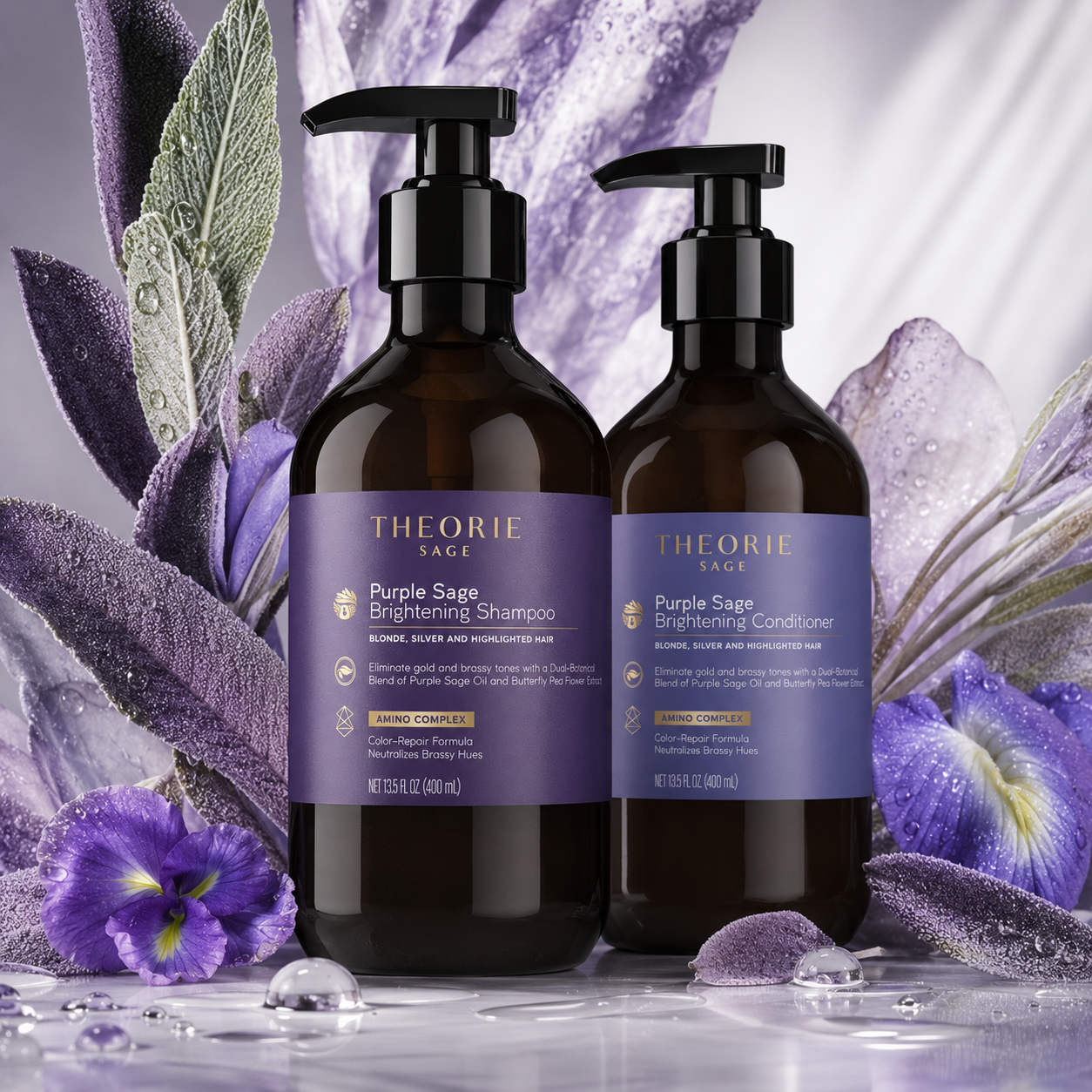 Purple Sage Brightening Shampoo & Conditioner Set