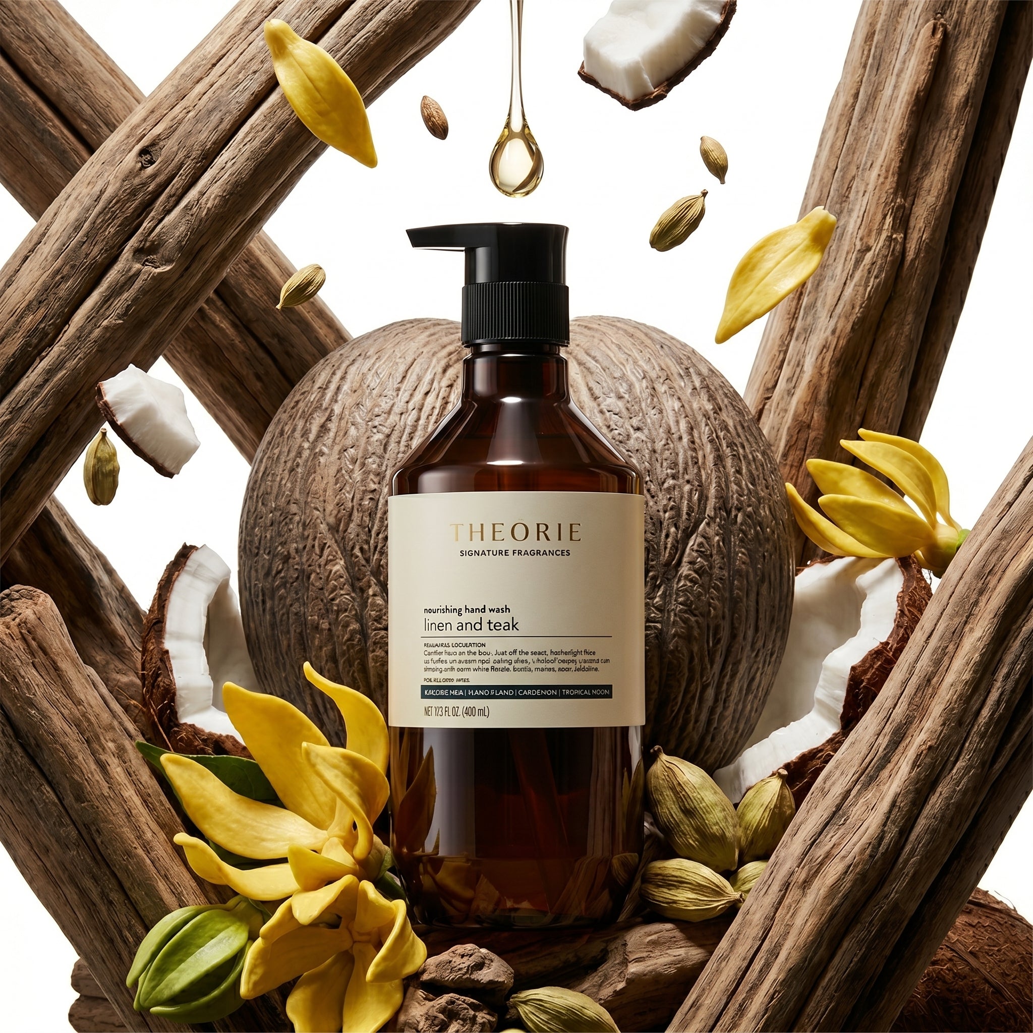 Linen and Teak Nourishing Hand Wash