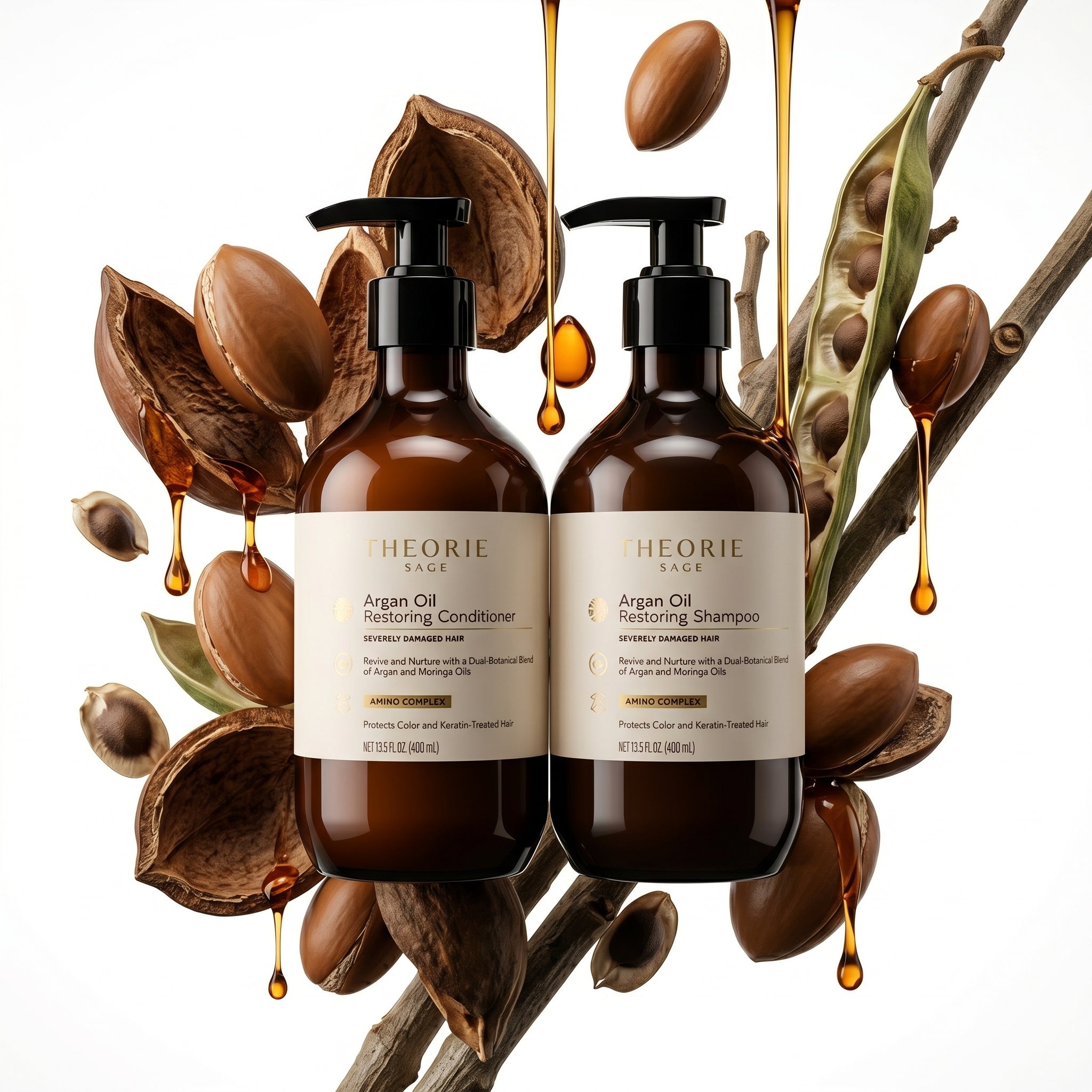 Argan Oil Restoring Shampoo & Conditioner Set