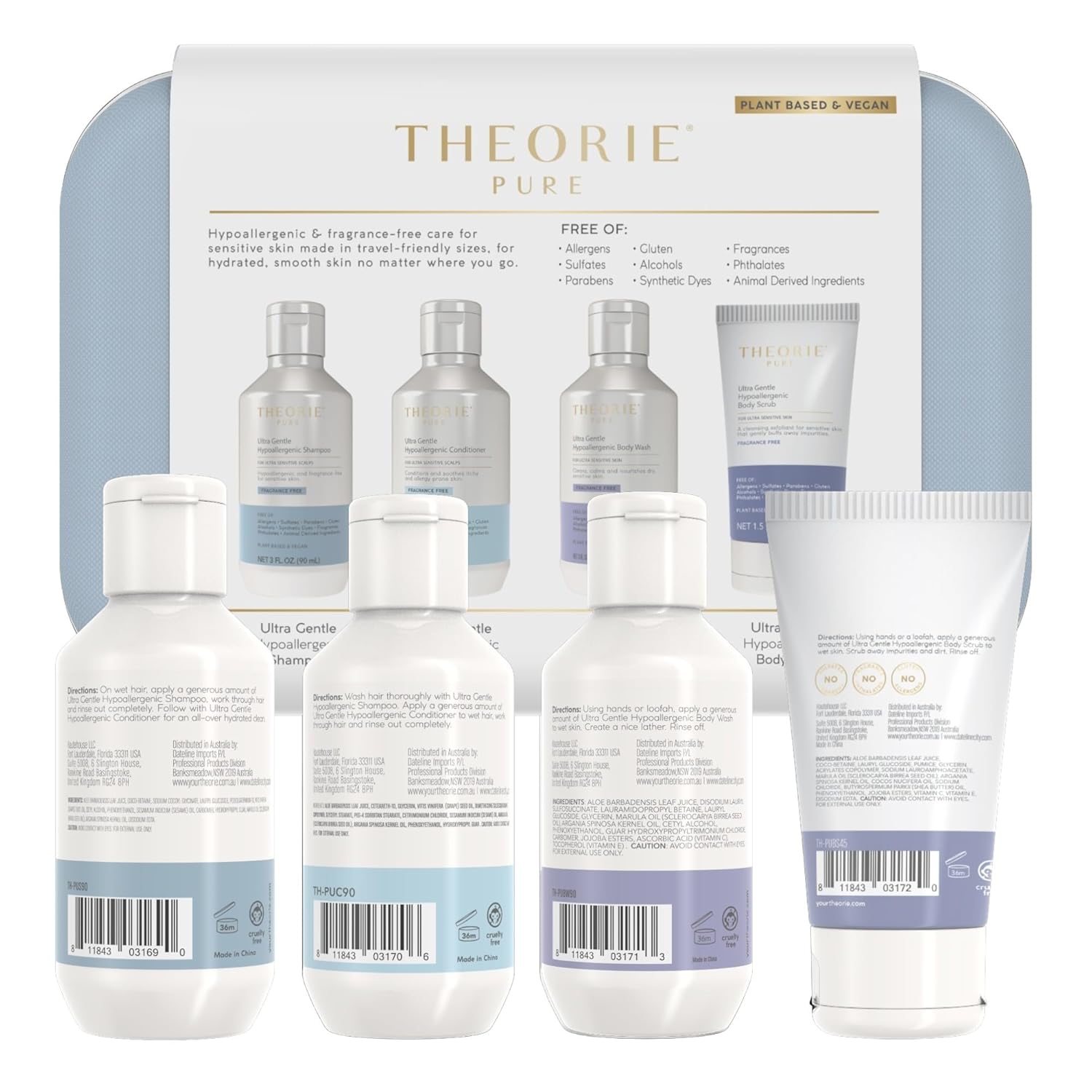 Ultra Gentle Hypoallergenic Travel Set