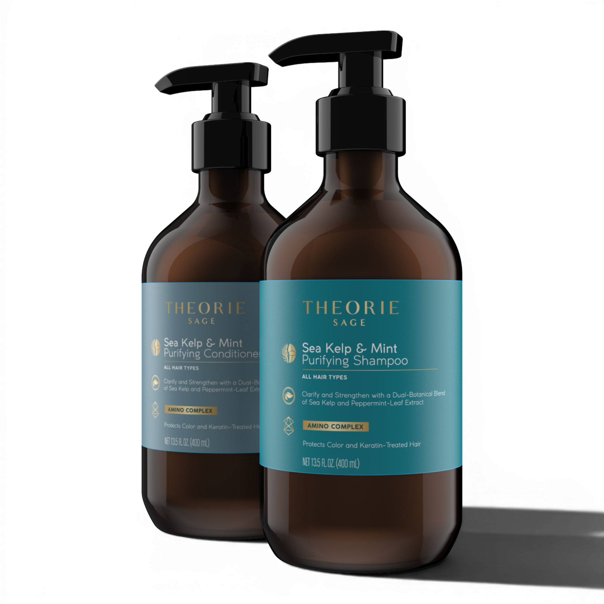 Sea Kelp & Mint Purifying Shampoo & Conditioner Set