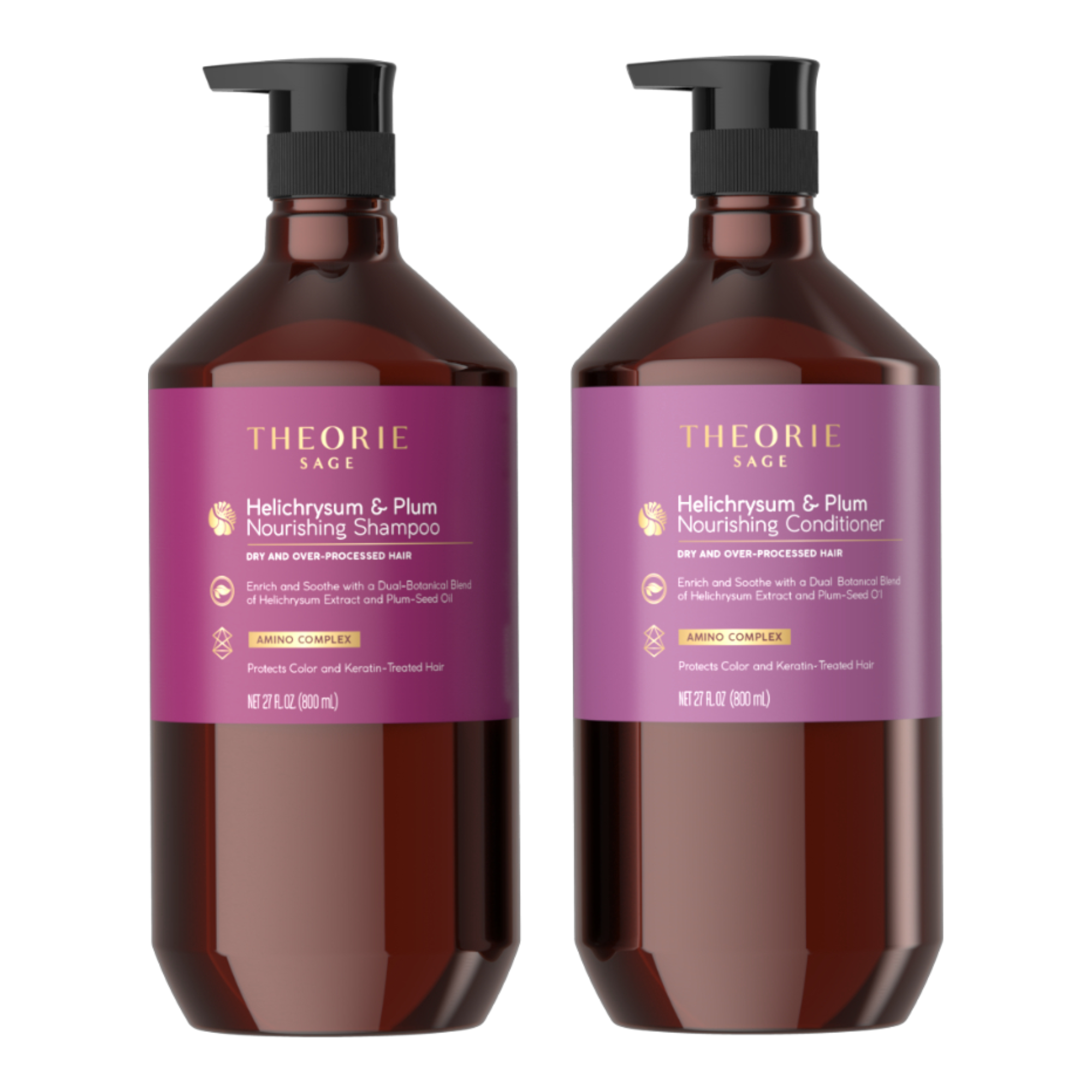 Helichrysum & Plum Nourishing Shampoo & Conditioner Set