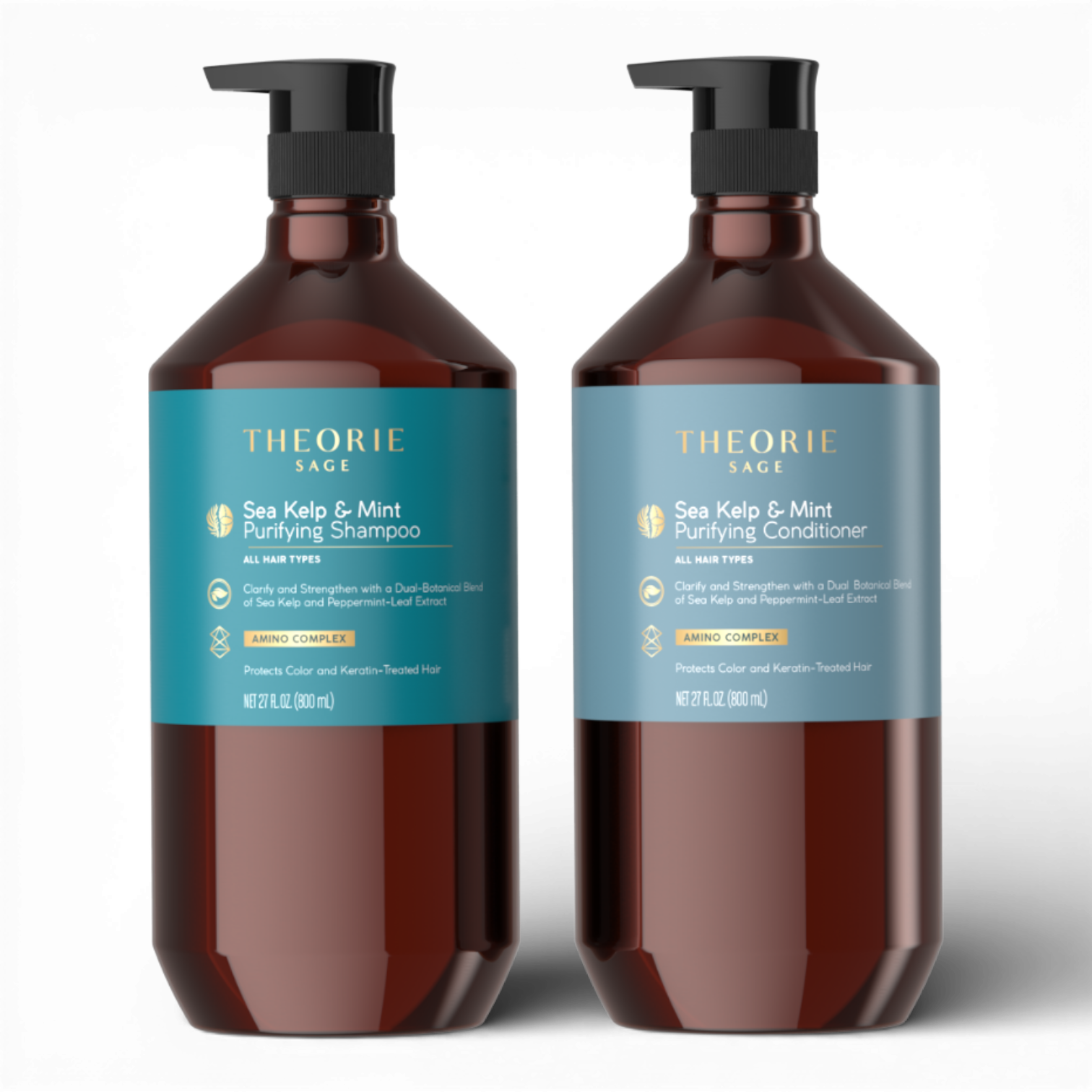 Sea Kelp & Mint Purifying Shampoo & Conditioner Set
